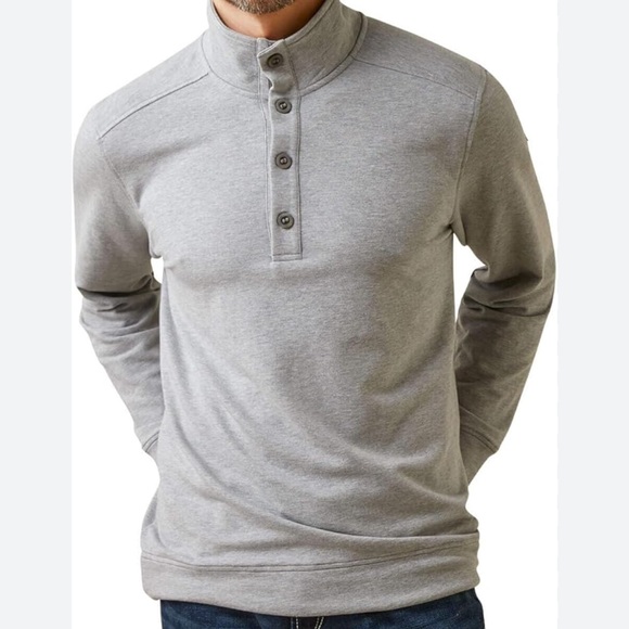 Banana Republic Other - BANANA REPUBLIC Mens Button Neck Sweatshirt Jumper